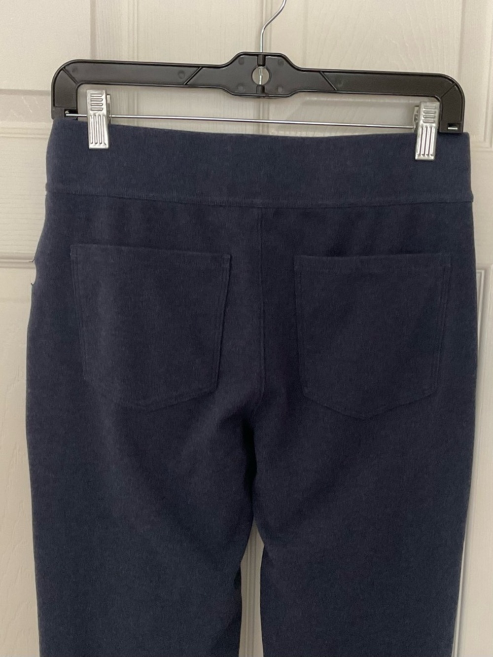 Duluth Trading Co NoGA Naturale Pants Women Navy Blue Straight S x 29 - Picture 3 of 7
